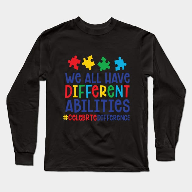 Celebrate Differences Long Sleeve T-Shirt by CreativeDesignStore